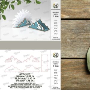 3D Wooden Napkin Holder Laser-Cut Design | CNC File