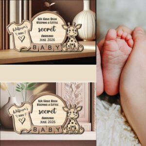Baby Surprise Announcement Sign SVG Gift3