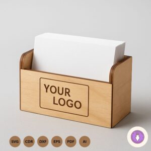 Business Card Holder SVG | Laser Cut File for DIY Projects