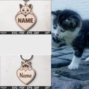 Cat Breeds Keychain SVG Bundle4