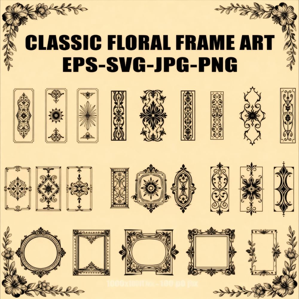 Elegant Floral Laser-Cut Panels