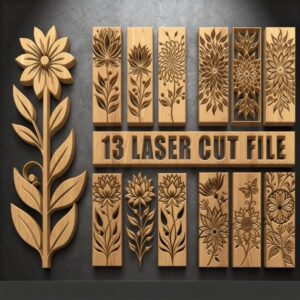 🦋🌸 Ultimate 13-Piece Floral & Butterfly Laser SVG Bundle | Premium Digital Cut Files for Glowforge, Cricut & More! ✂️