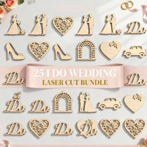 I Do Wedding Laser Cut Bundle2