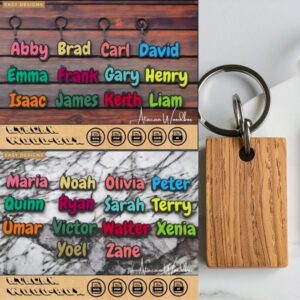 Personalized Keychain Bundle β Custom Engraved Keychains for Gifts & Accessories