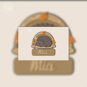 Personalized Sleeping Animals Kids Name8