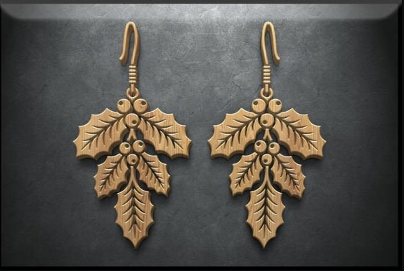 Festive Holiday Earring Laser Cut Bundle | 24 Christmas Jewelry SVG Files | Snowflake, Reindeer, Tree, Santa, Gift & Bell Designs | Glowforge & Cricut Ready - Image 6