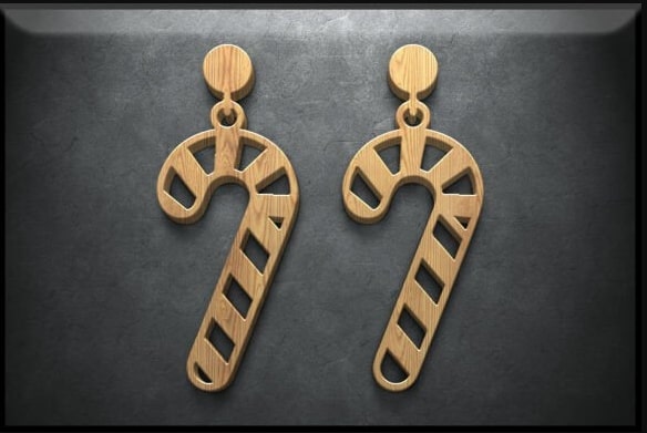 Festive Holiday Earring Laser Cut Bundle | 24 Christmas Jewelry SVG Files | Snowflake, Reindeer, Tree, Santa, Gift & Bell Designs | Glowforge & Cricut Ready - Image 8