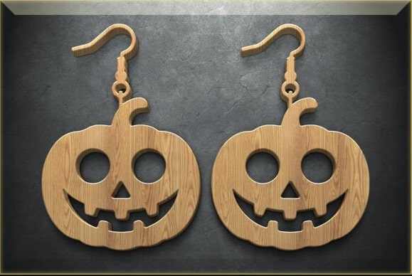 Stylish 11 Halloween Jewelry Laser Cut SVG Bundle | Spooky Earrings & Pendants | Gothic Halloween Jewelry Files for Cricut & Glowforge - Image 5