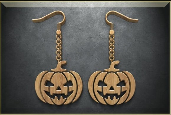 Stylish 11 Halloween Jewelry Laser Cut SVG Bundle | Spooky Earrings & Pendants | Gothic Halloween Jewelry Files for Cricut & Glowforge - Image 7