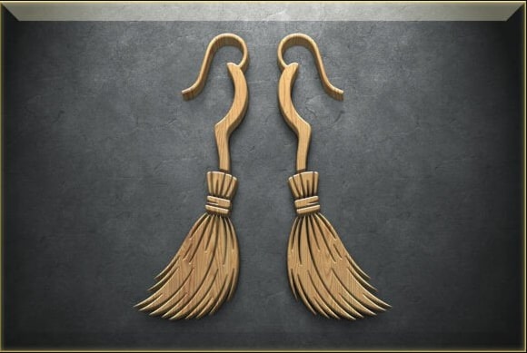 Stylish 11 Halloween Jewelry Laser Cut SVG Bundle | Spooky Earrings & Pendants | Gothic Halloween Jewelry Files for Cricut & Glowforge - Image 8