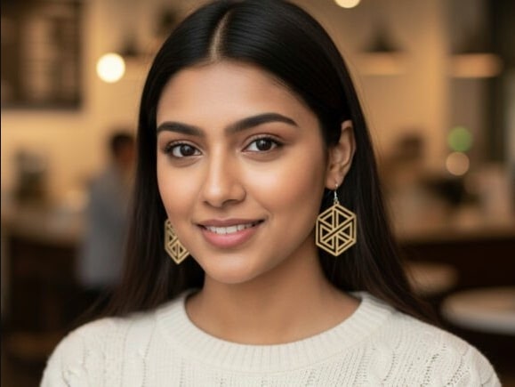 Geometric & Floral Laser Cut Earring SVG Bundle | Wooden Jewelry Template - Image 5