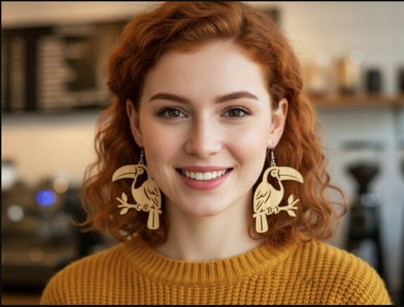 Geometric & Floral Laser Cut Earring SVG Bundle | Wooden Jewelry Template - Image 13