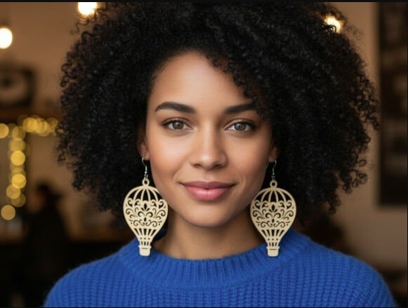 Geometric & Floral Laser Cut Earring SVG Bundle | Wooden Jewelry Template - Image 14